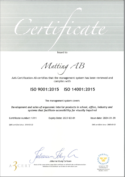 MATTING AB_ISO-Certificate 9001_14001_2024